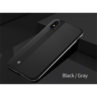 Ốp lưng sợi carbon thời trang cho IPhone X