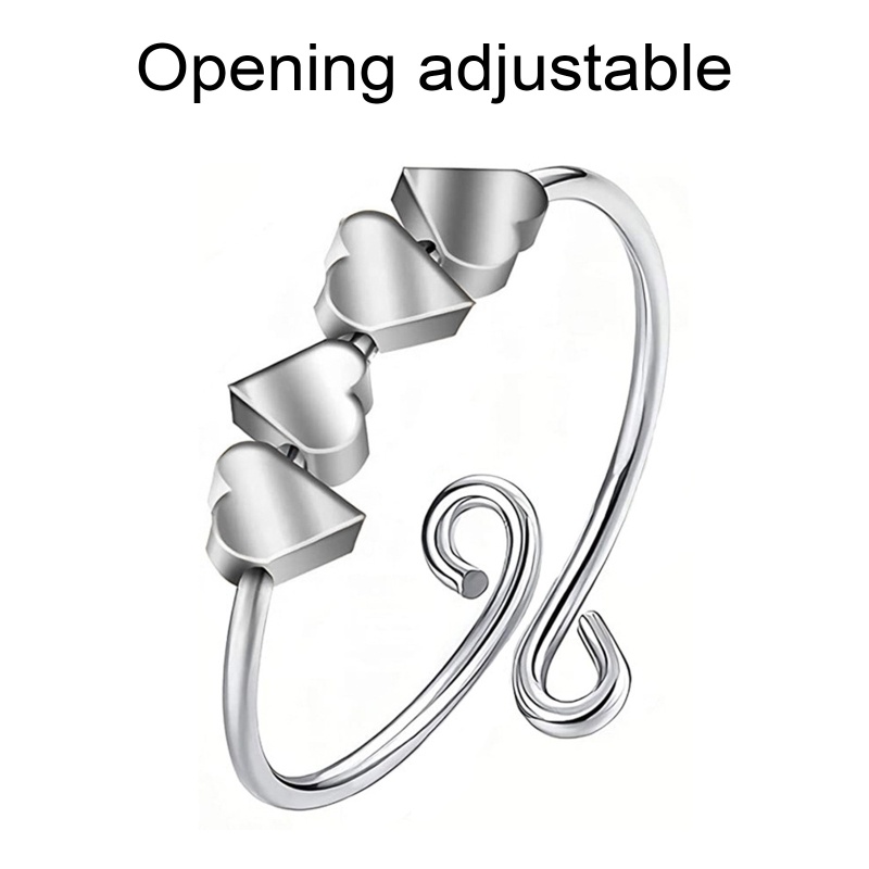 Nhẫn Mặt Trái Tim Tâm Trạng Độc Đáo Cho Nữ