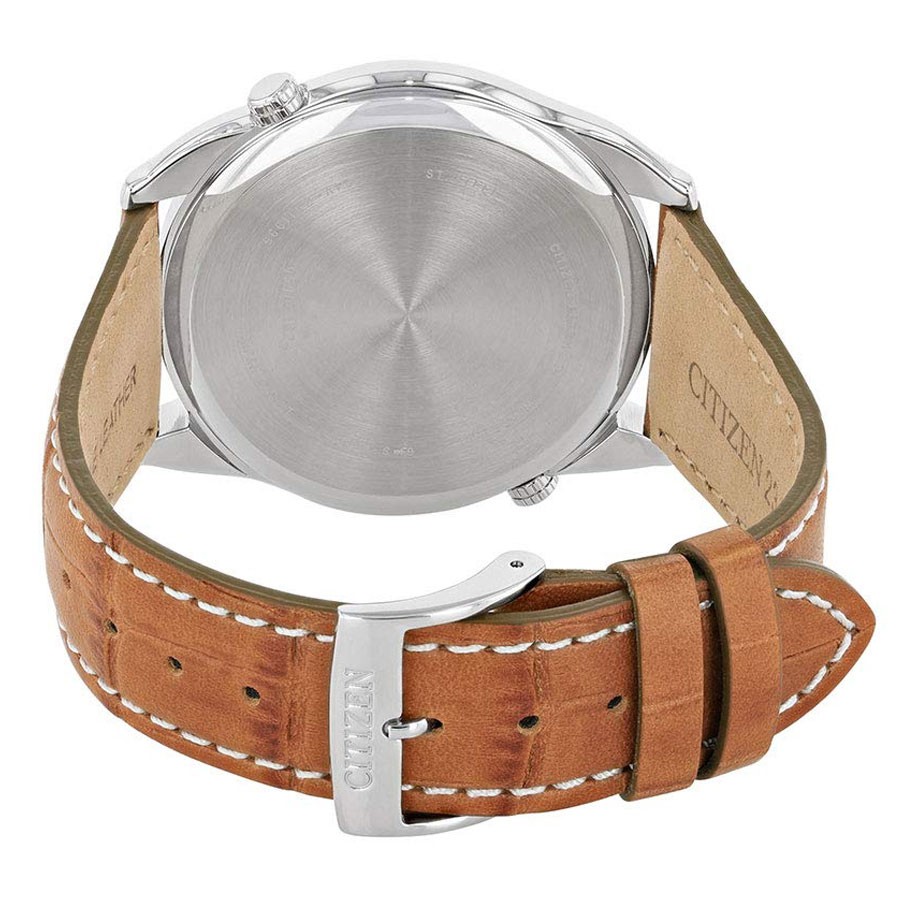 Đồng Hồ Nam Citizen Dây Da AO3030-16H - Mặt Xám
