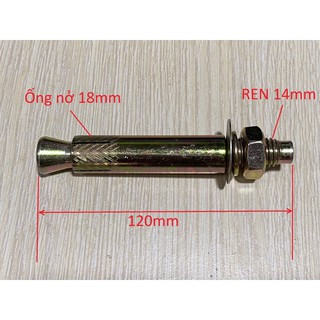 Bu lông nở sắt (tắt kê nở sắt) M14x120mm