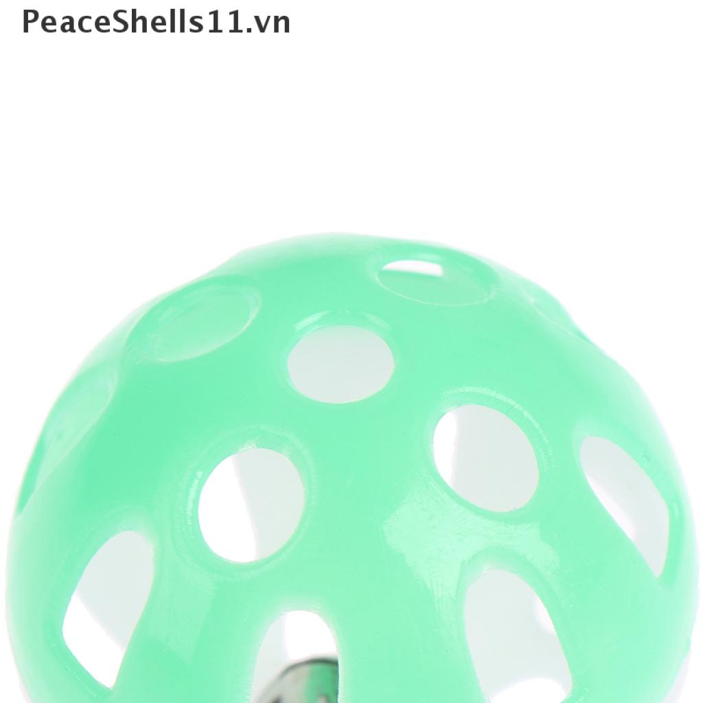 Đồ chơi bóng chuông có lỗ cho chim và mèo