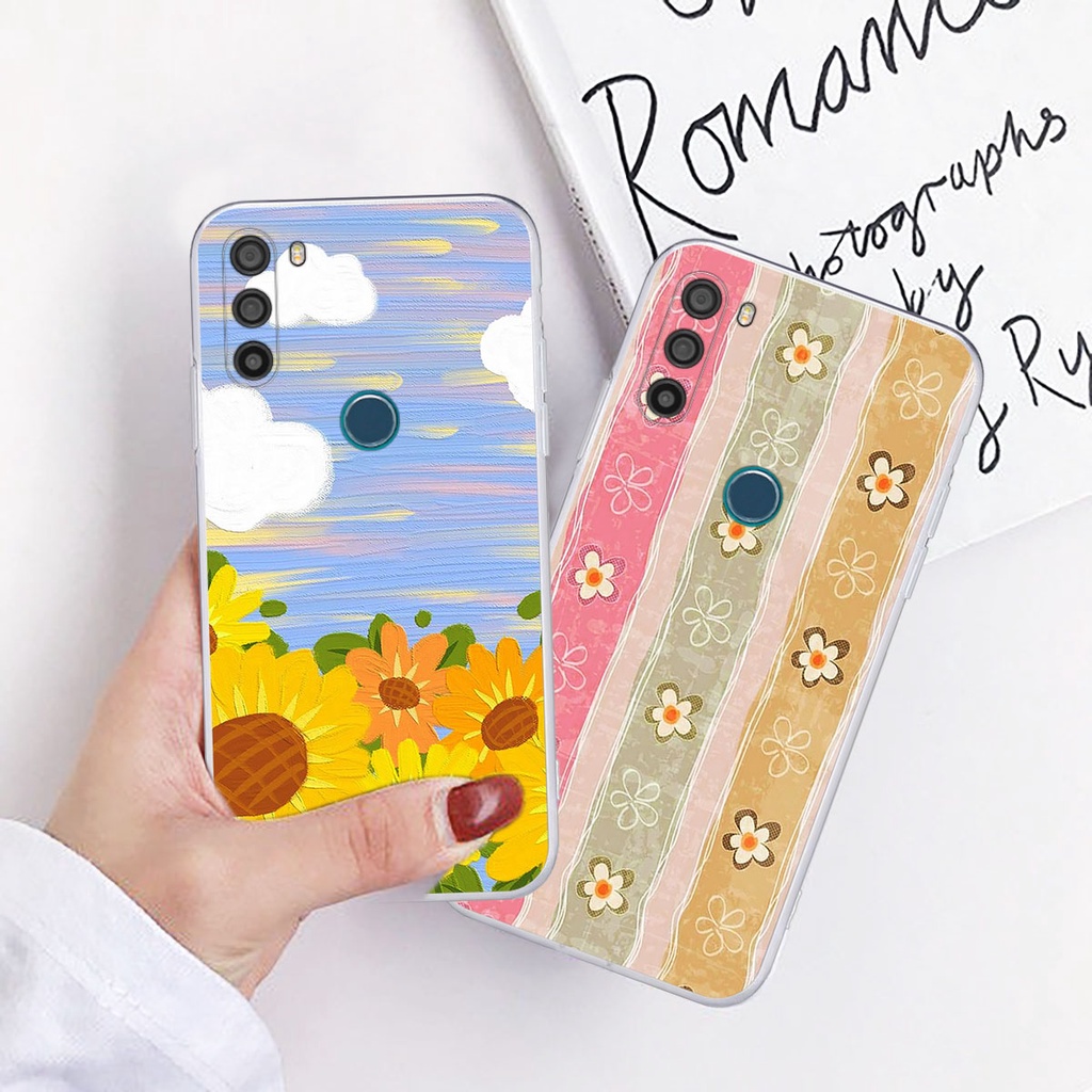 Ốp lưng Vsmart ACTIVE 3 hình hoa vẽ tay nghệ thuật - Giá tốt nhất - Hàng cao cấp