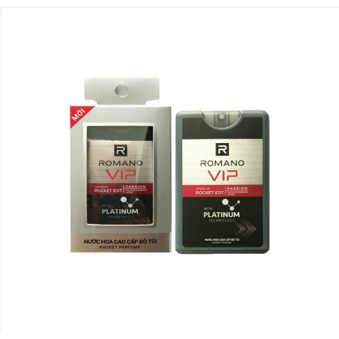 Nước hoa bỏ túi Romano Vip Passion /Vision 18ml