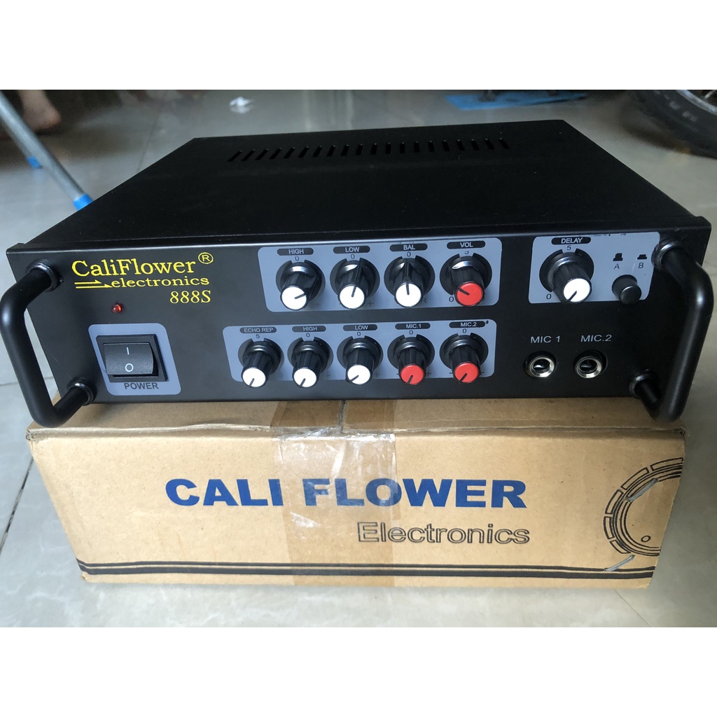Amply Karaoke mini AC / DC 12V CALIFLOWER 888S