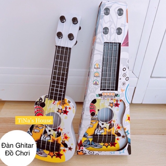 Đàn Guitar / Ghita Đồ Chơi Cho Bé, Đồ Chơi Đàn Ukulele Cho Bé Bằng Nhựa Abs Cao Cấp Với Thiết Kế Nhiều Màu Sắc Dễ Thương