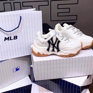 [ Ảnh tự chụp + fullbox ] Giầy thể thao sneaker M L B NY trắng chữ đen nam nữ