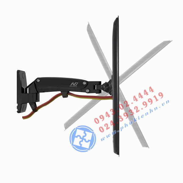 Giá Treo Màn Máy Tính Xoay NB F120 Mầu ghi