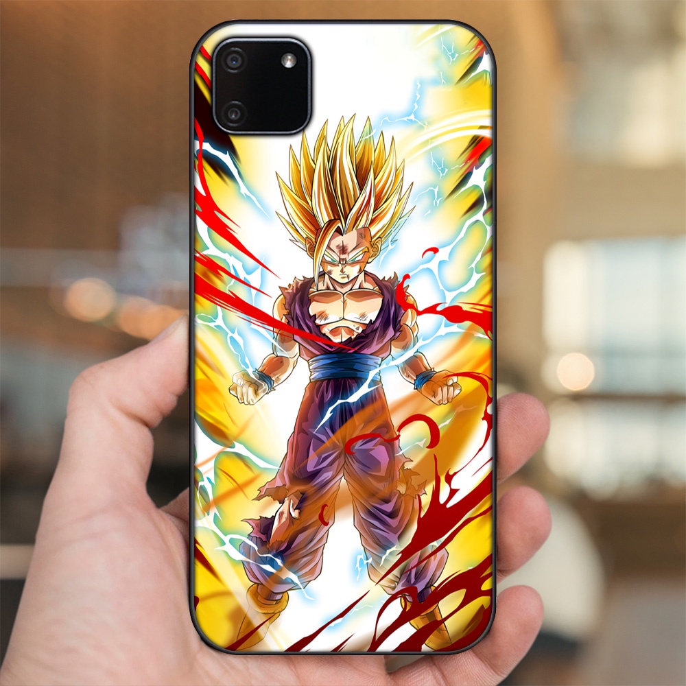Ốp lưng Realme C11 2020 viền đen in hình Gohan Dragon Ball