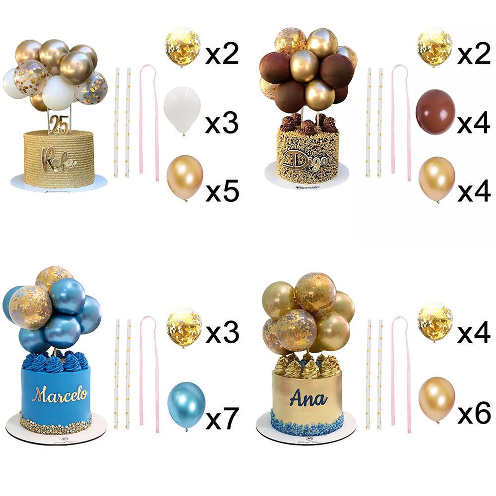 LONTIME Set 10 Bong Bóng 5inch Bằng Latex Trang Trí Tiệc Cưới