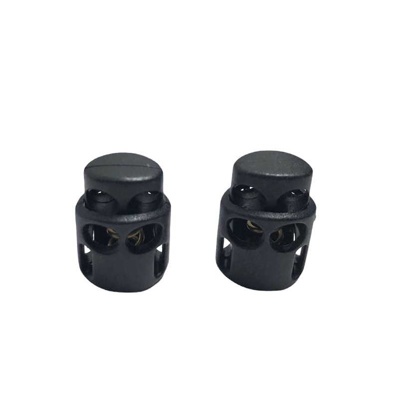 5 cái - Nút chặn 2 lỗ nhựa hàng xuất khẩu đẹp, chắc chắn dùng trong thời trang, giày, balo, túi xách