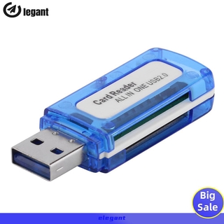 4 in 1 memory card reader usb 2.0 all in one cardreader for micro sd tf m2
