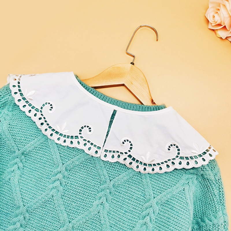 Cổ Áo Giả Thêu Họa Tiết Phong Cách Hanfu Cổ Điển