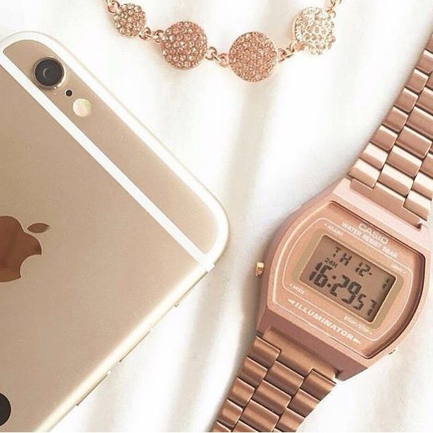 ĐỒNG HỒ NỮ CASIO ROSE GOLD B640 (Vàng hồng)