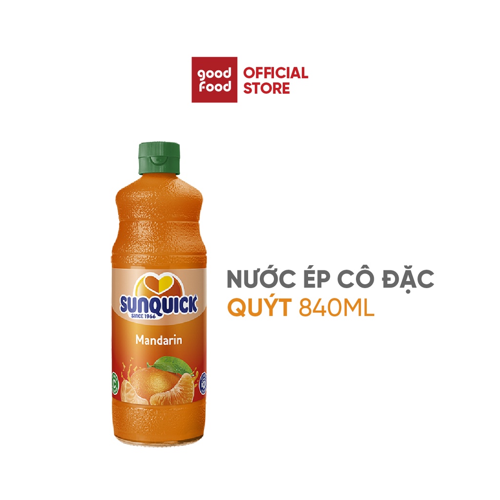 [Mã BMBAU50 giảm 7% đơn 99K] Nước ép trái cây Quýt Sunquick Mandarin 840ml