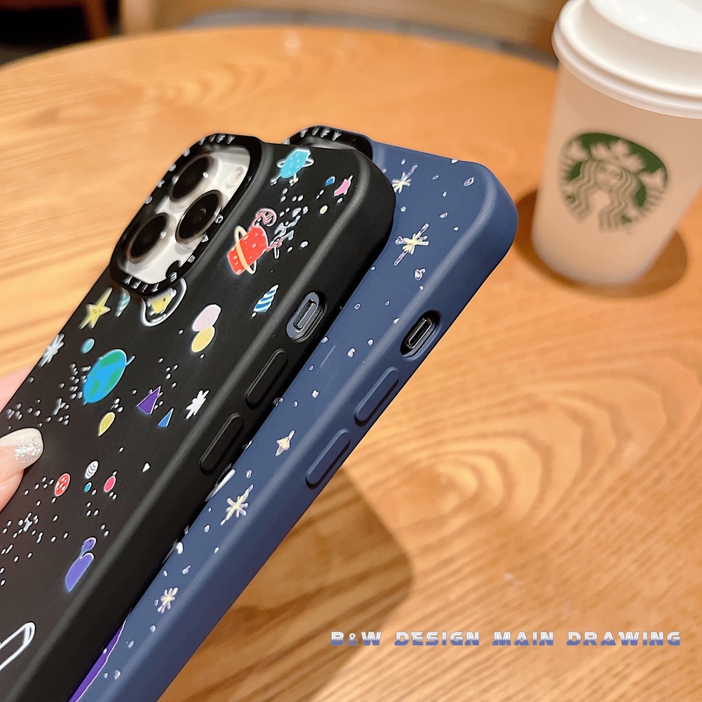 Ốp Điện Thoại Silicon Họa Tiết Phi Hành Gia Cho iPhone 13 12 11 Pro MAX IX XS MAX XR 6 7 8 Plus