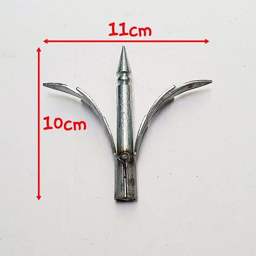 Bộ 5 Hoặc 10 Chông Sắt Trang Trí Cao 10cm Hàn Vào Đỉnh Hàng Rào Dùng Tự Gia Cố Và Trang Trí Bảo Vệ Cổng