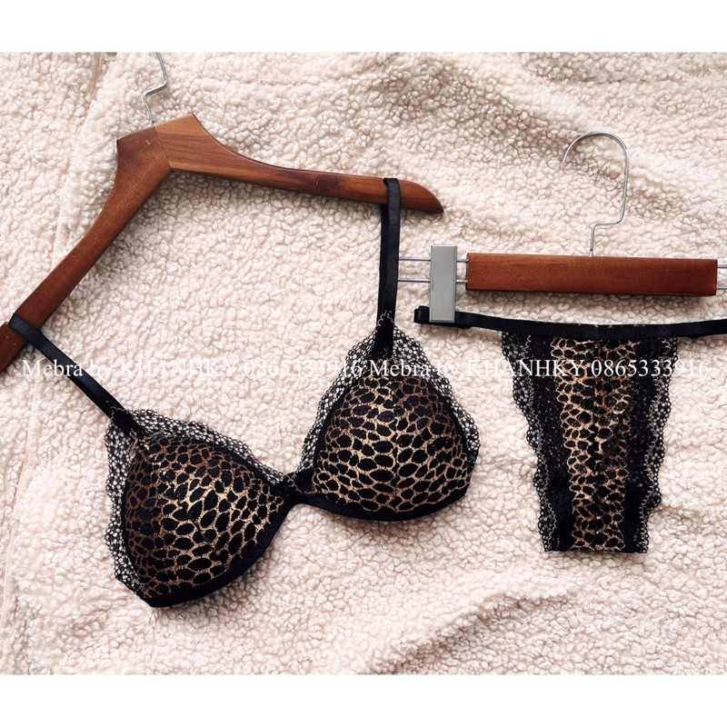 Bộ bralette beo vàng (khách đặt từ 2 bộ tự chọn bất kì)