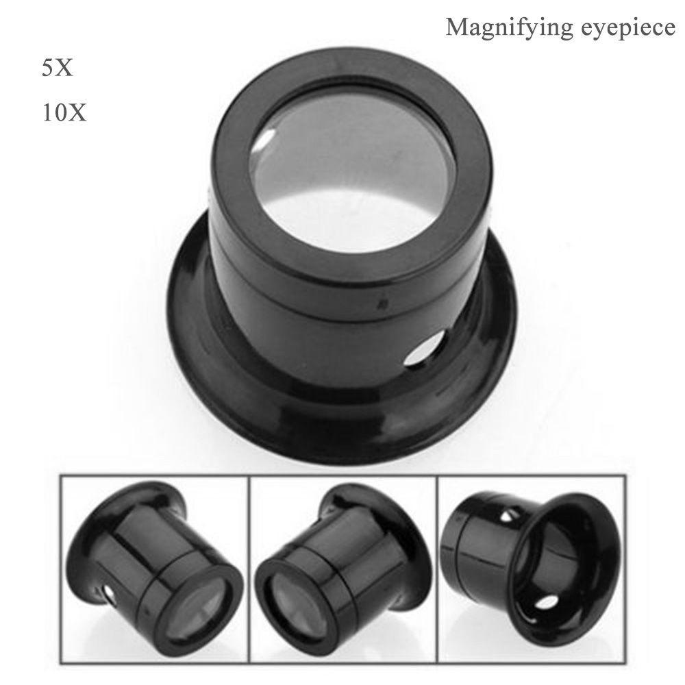 Kính LúP Trang SứC Đen ThờI Trang 5X Và 10X