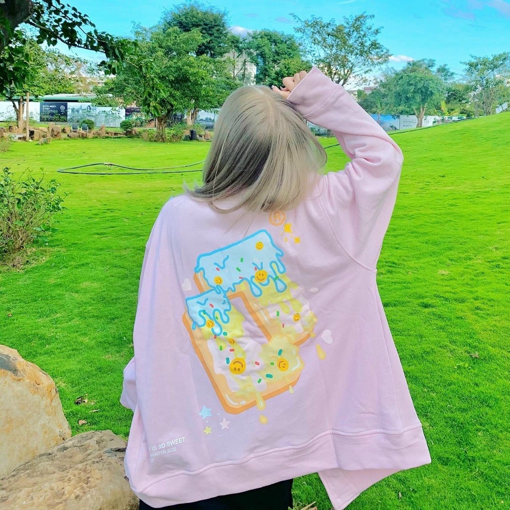 Áo Khoác Cardigan Dài Tay Dễ Thương Họa Tiết Kem Siêu dễ thương-fammilyshop