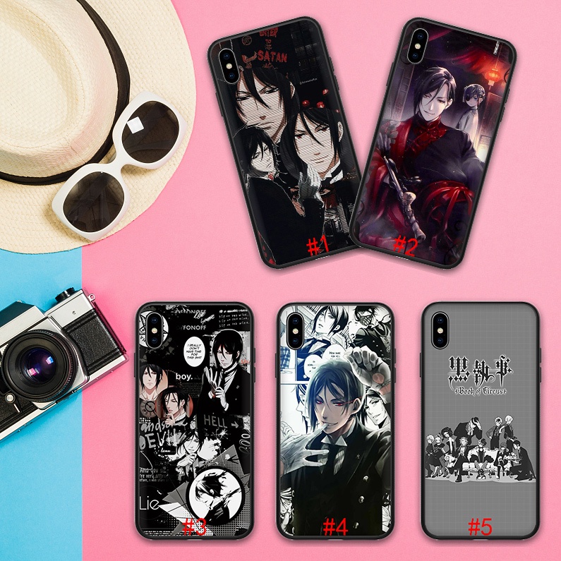Ốp Điện Thoại Silicon Mềm Hình Anime Black Butler 26CX Cho iphone 5 5S 6 6S 7 8 Plus X XS Max XR SE 2016 2020
