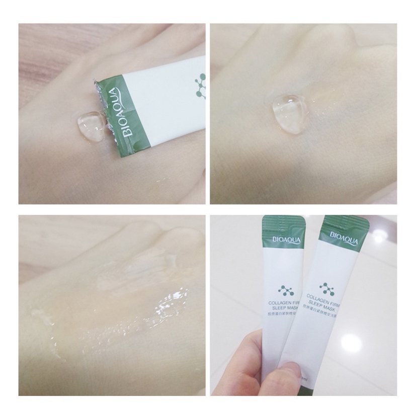 Hộp 20 Gói Mặt Nạ Ngủ Thạch Collagen Cấp Ẩm Tái Tạo Da