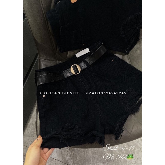 QUẦN SORT ĐEN BIGSIZE LƯNG CAO SIÊU TÔN DÁNG MÃ 1049