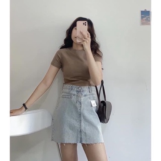 ÁO THUN CROPTOP ÔM GÂN BODY