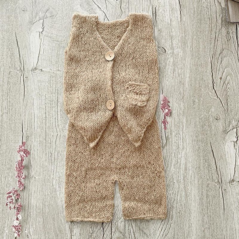 Bộ Trang Phục 2 Mảnh Gồm Áo Và Quần Cho Bé Sơ Sinh Chụp Ảnh