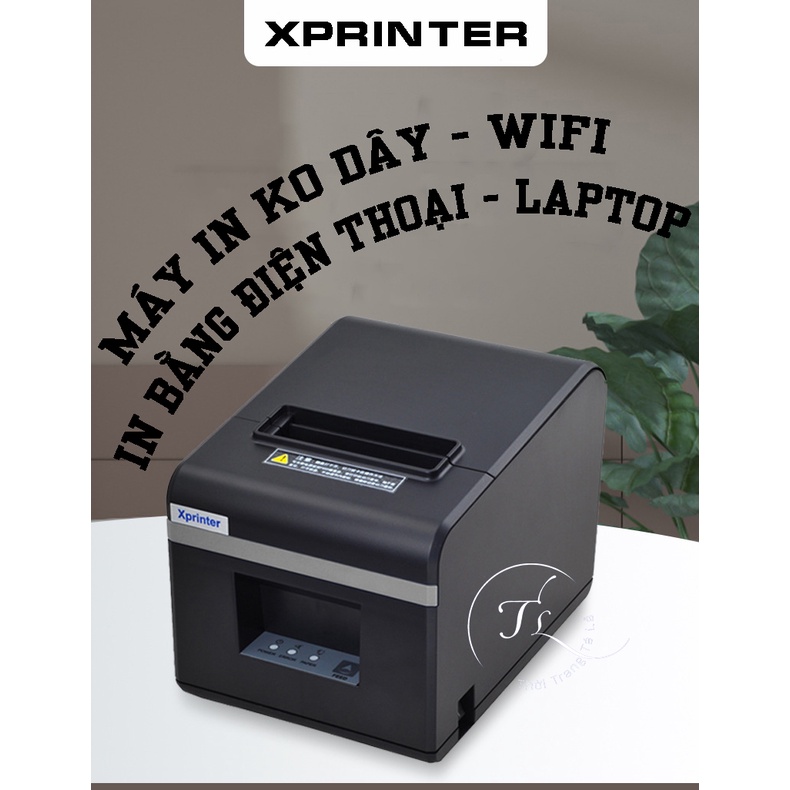 Máy in hóa đơn bán hàng K80 WIFI KO DÂY máy in nhiệt xprinter Wifi kết nối không dây để in bill / hóa đơn bán lẻ