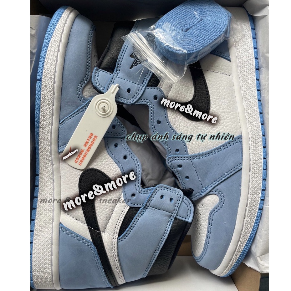 [More&amp;More] Giày Sneaker Cổ cao JD 1 University Blue x OG chất lượng nguyên bản MS2252