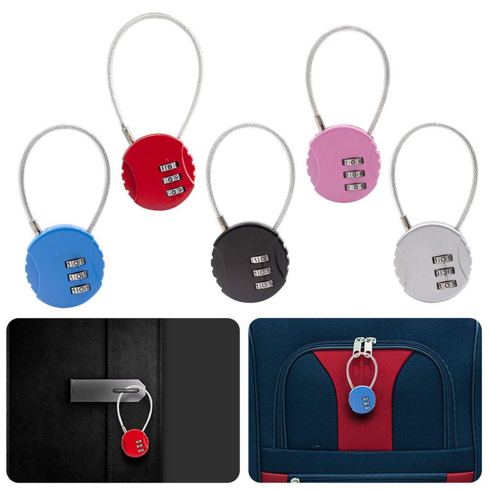 Ổ Khóa Số 3 Chữ Số Mini Chống Nước Dùng Cho Vali