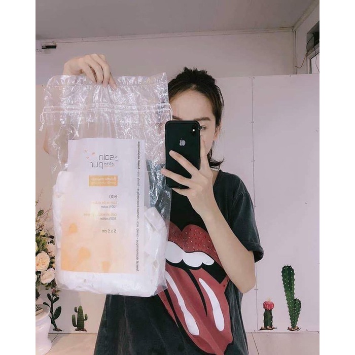 🩸Bông tẩy trang PHÁP 𝐒𝐨𝐢𝐧 𝐏𝐮𝐫 TETRA Médical 500/600 miếng🩸