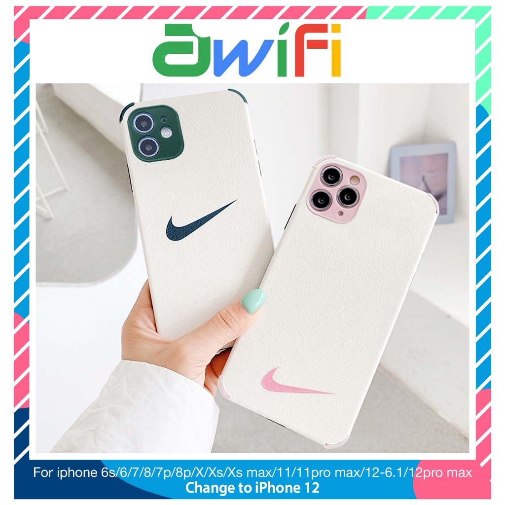 Ốp lưng iphone da BVC thể thao 6splus/7/7plus/8/8plus/x/xr/xs/11/12/pro/max/plus/promax - Awifi Case A4-9