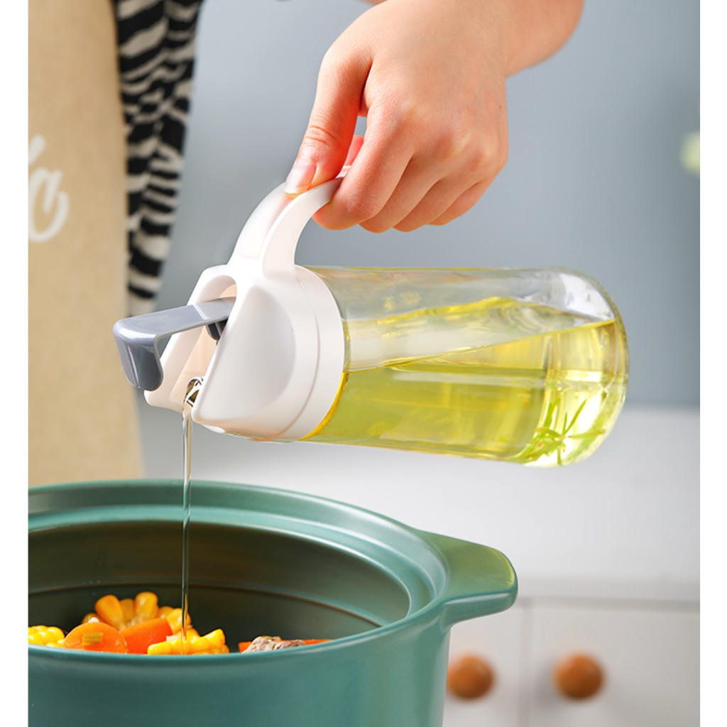 ✅[GIÁ SỈ] Bình Thủy Tinh MEIZI Đựng Dầu Ăn, Nước Mắm, Xì Dầu Tự Động Mở Nắp | BigBuy360 - bigbuy360.vn