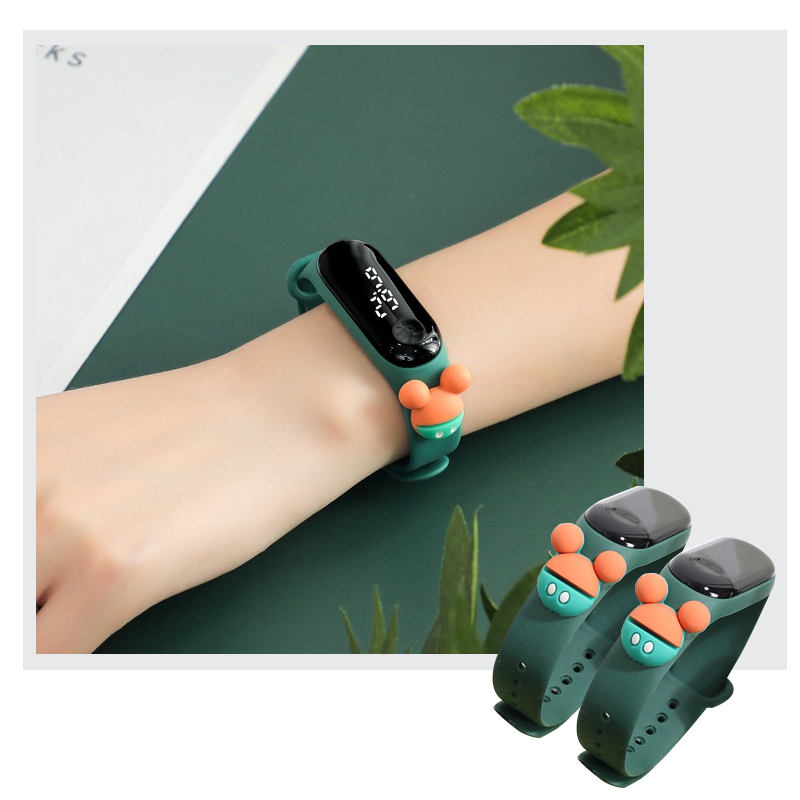 Đồng Hồ Điện Tử Dây Silicone Hình Pikachu Cho Bé | BigBuy360 - bigbuy360.vn