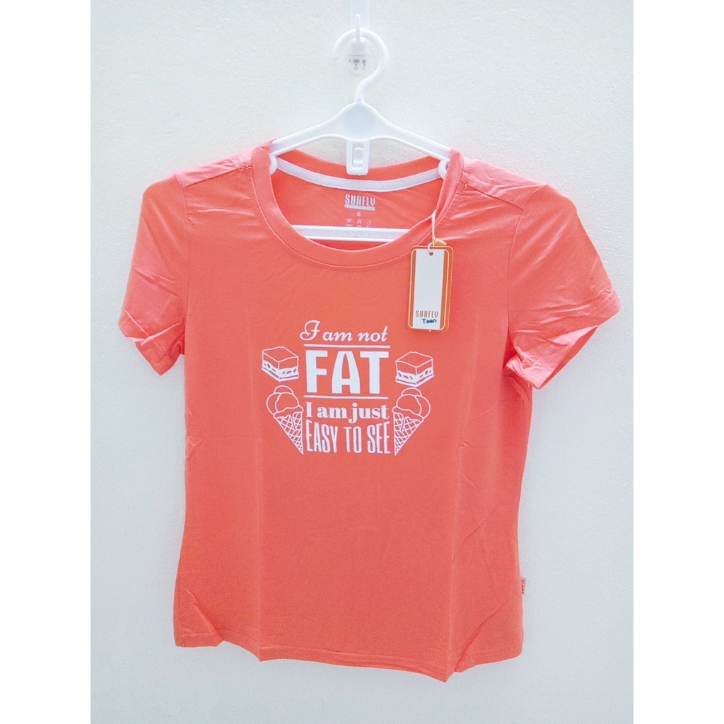Áo phông nữ Sunfly tay cộc chất cotton co giãn, thấm hút tốt