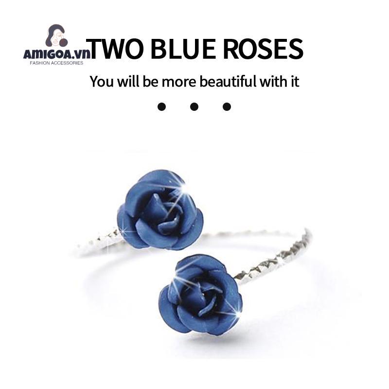 Bộ Nhẫn Mở Đính Ngọc Trai Đơn Giản Thời Trang