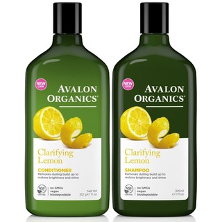 DẦU GỘI & XẢ LÀM BÓNG, SÁNG TÓC AVALON ORGANICS CLARIFYING LEMON
