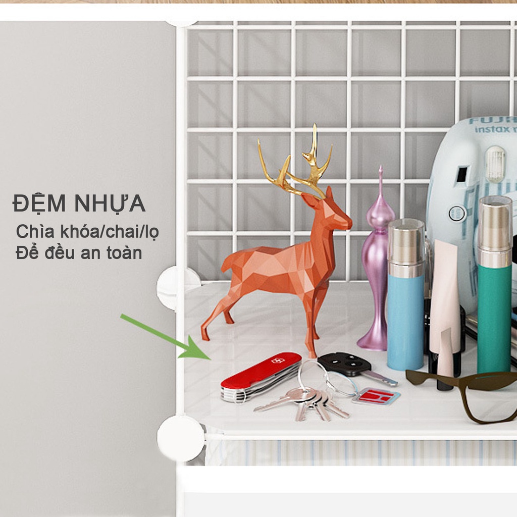 Tấm lưới sắt đe lắp ghép đa năng SAGOKER, mã SLG776