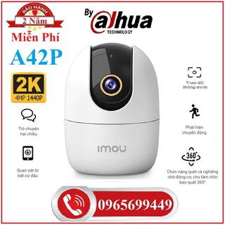 Camera Wifi Không Dây Siêu Nét 4Mp Imou A42P Đàm Thoại 2 Chiều Xoay 360 Độ- Hàng Chính Hãng