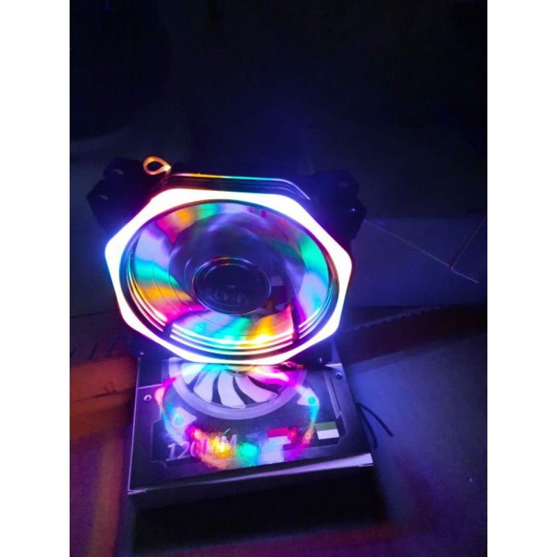Rgb Spider Rainbow 12cm / 120mm Fan Case Ốp