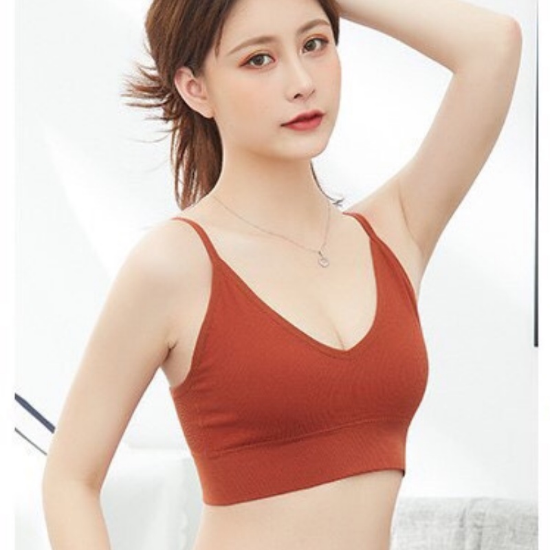 Áo bra nữ hở lưng chữ U MATYDO hai dây freesize 37-60kg BR01