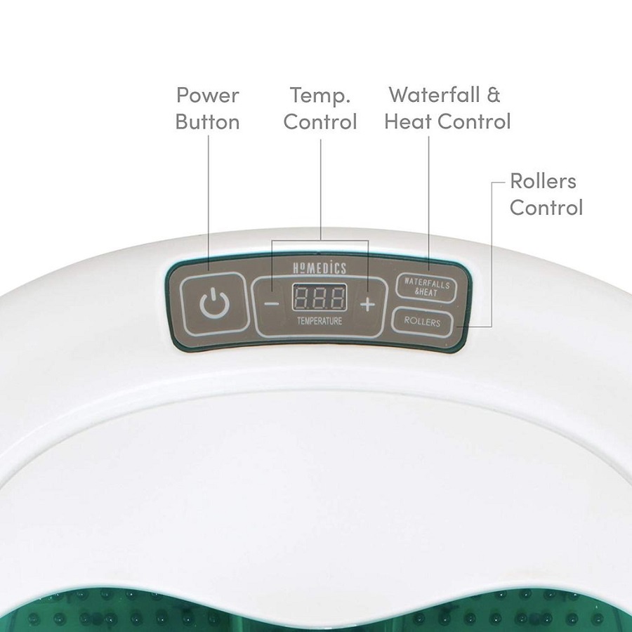 Bồn ngâm chân cao cấp massage con lăn xoay tự động, công nghệ làm nóng mới HoMedics FB-650 [Chính hãng]