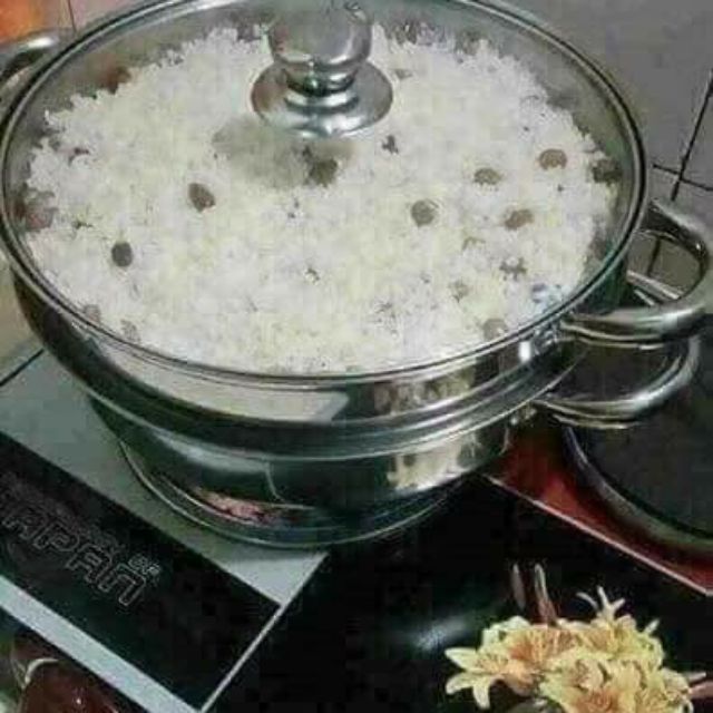 Nồi hấp 2 tầng