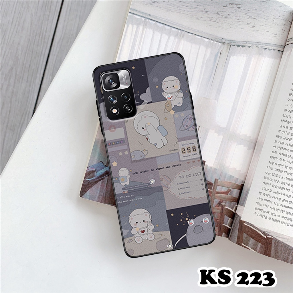 Ốp lưng Redmi Note 11 5G - Redmi Note 11 Pro 5G Bản Trung Quốc in hình thỏ con dễ thương - Lưng nhám Viền  TPU cao cấp