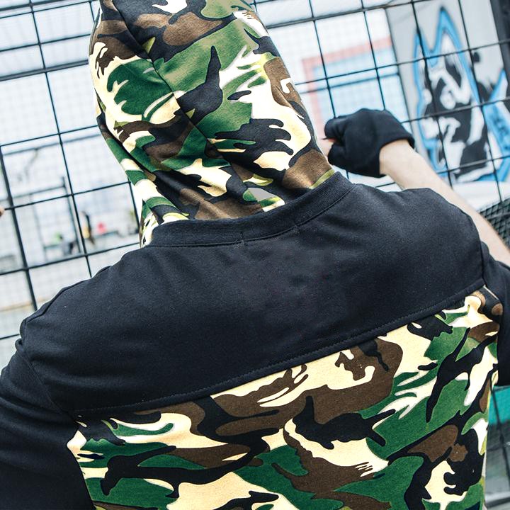 Áo thun Hoodie Camo lính Unisex