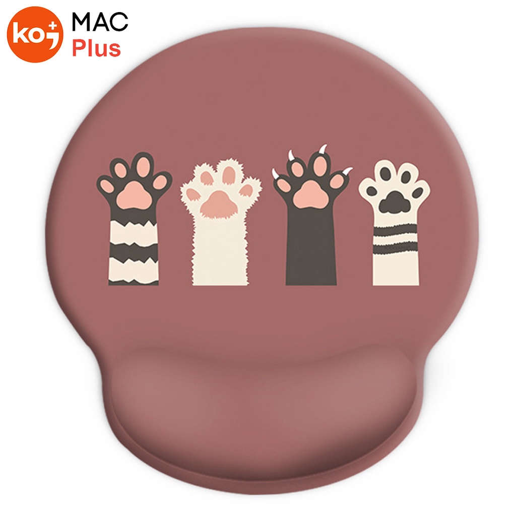 Bộ Lót Chuột Kê Bàn Phím Tay Mèo Cute Cực Xinh (Đệm Kê Tay Silicone, Bàn Di Chuột Học Sinh, Mouse Pad,...)