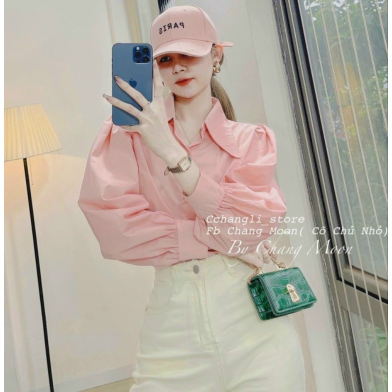 SƠ MI VOAN LỤA TAY PHỒNG CÔNG SỞ