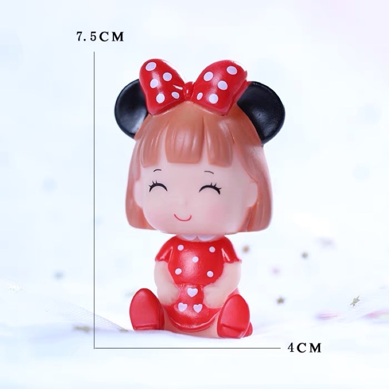 Cặp Em Bé Mickey Trang Trí Bánh