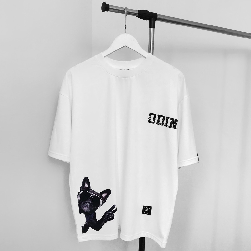Áo thun oversize in hình chú cho The Bull đeo kính, áo phông nam nữ unisex, Odin clothing